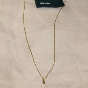 Ana Luisa Delicate Solitaire Elise Pendant